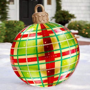 Casa Di Natale Gonfiabile 213 Cm - Con Babbo Natale E Albero, Luci LED Integrate, Impermeabile, Per Giardino, Prato, Feste, Decorazione Interna Ed Esterna