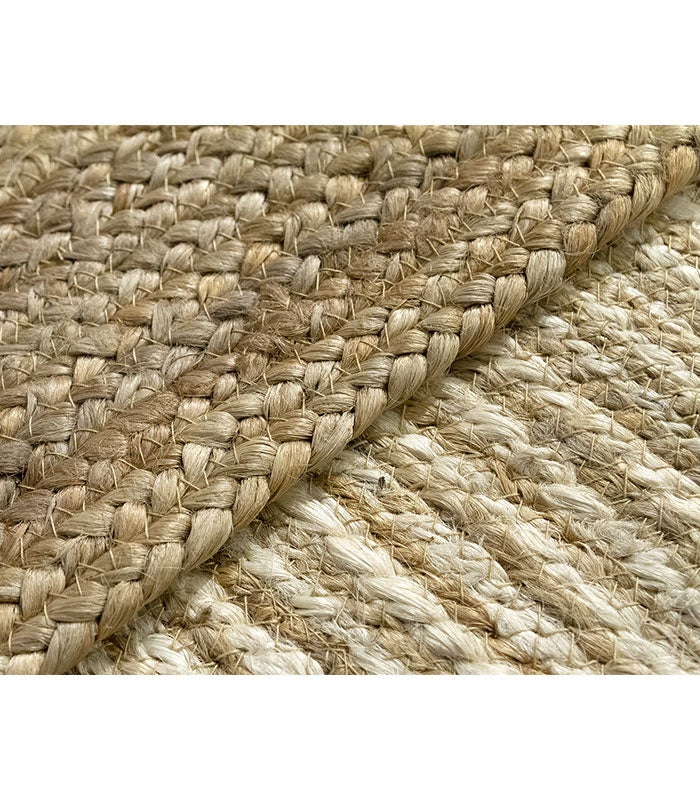 HAMID - Tapis de Jute Luque Blanc 230x160cm - 5