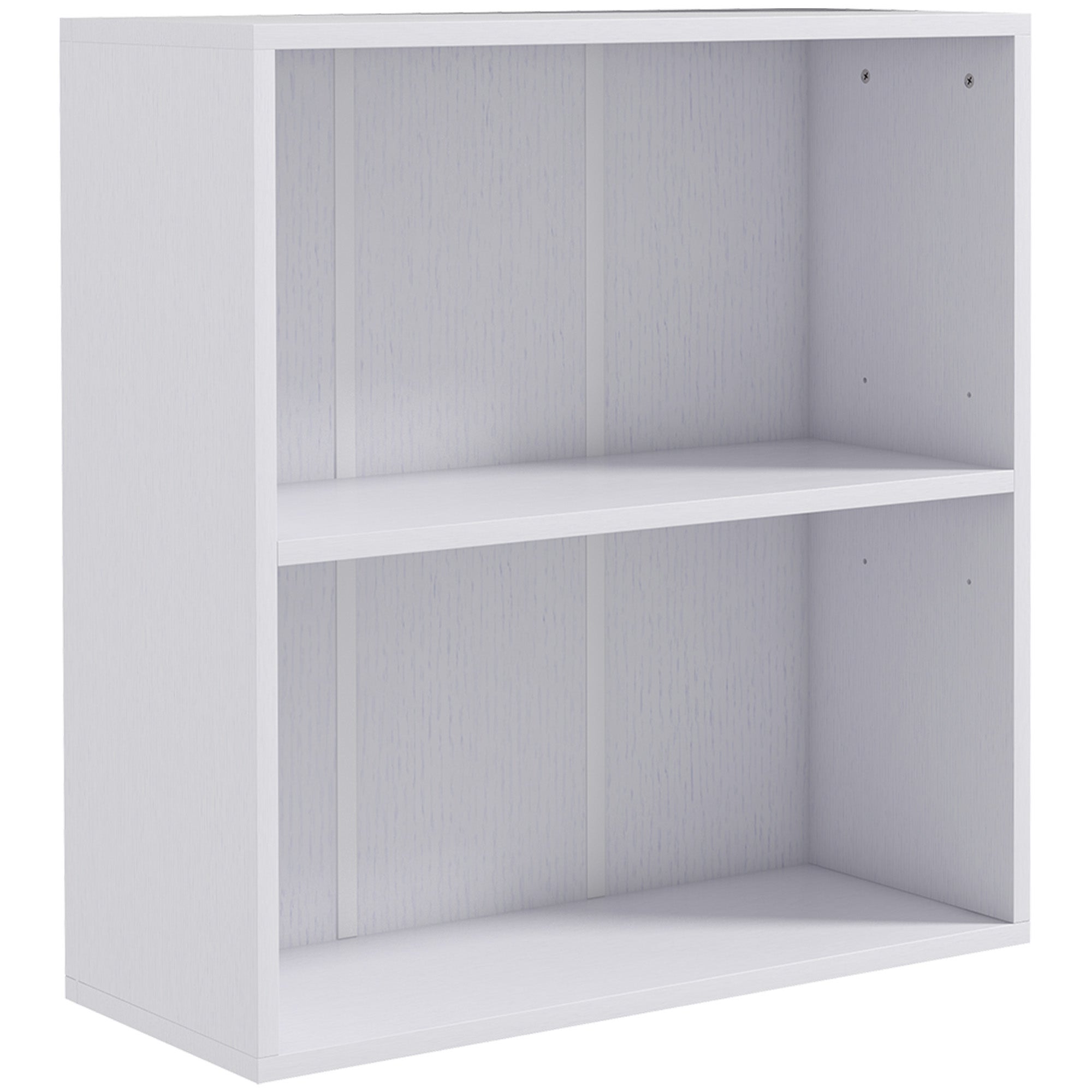 Bibliothèque étagère de rangement avec 2 compartiments et étagère ...