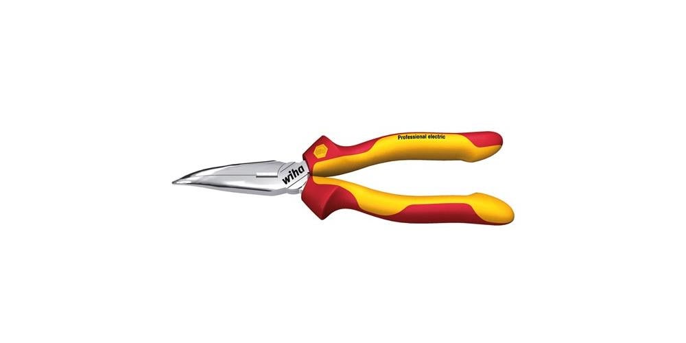 Wiha Pince demi-ronde Professional electric avec taillant, forme courbe, env. 40° (26729) 200 mm - 4