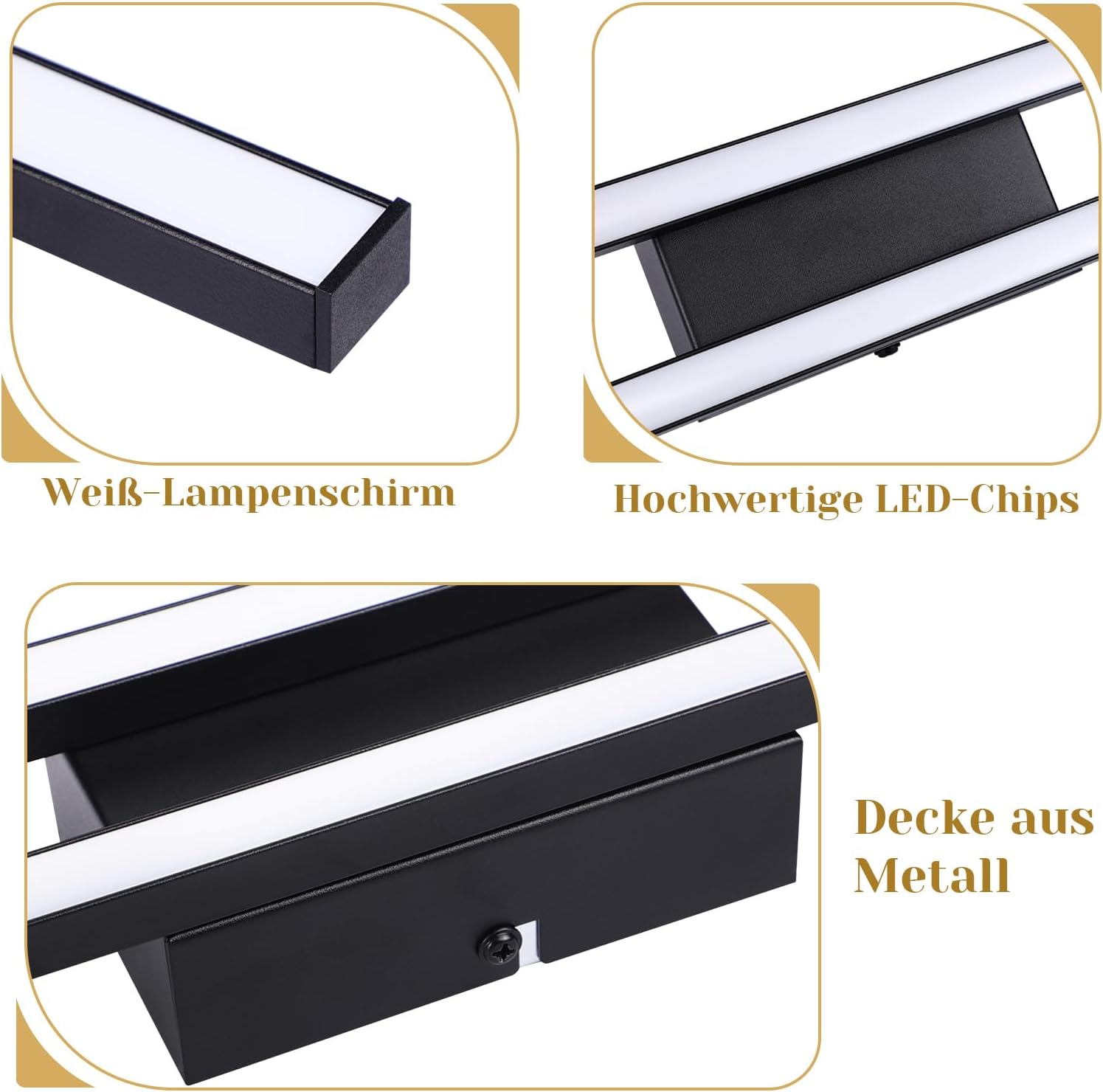 NETTLIFE Nowoczesna biała lampa sufitowa LED 12W 3000K - 9