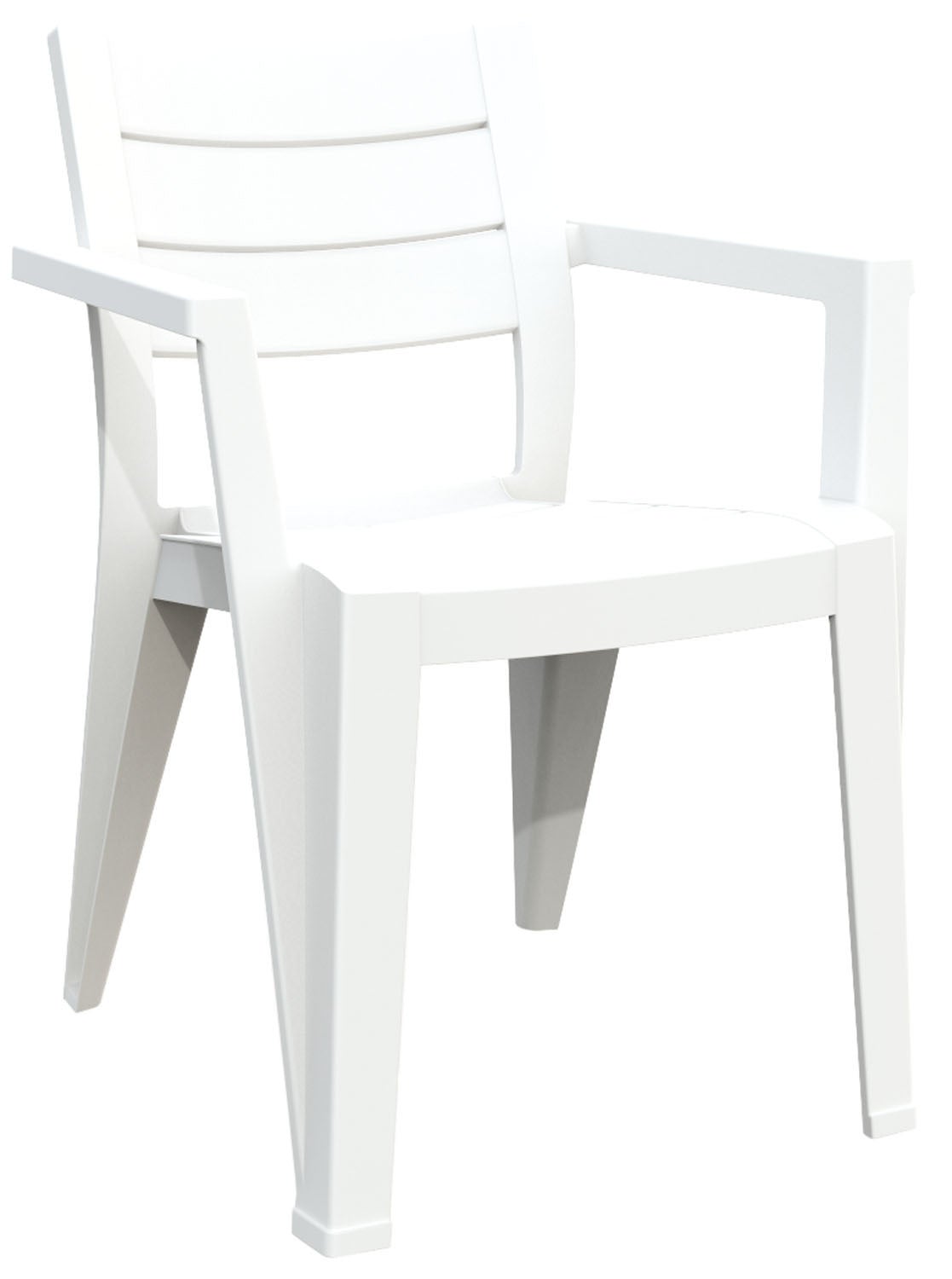 Keter Julie - Fauteuil de jardin en résine effet bois, couleur anthracite - 7