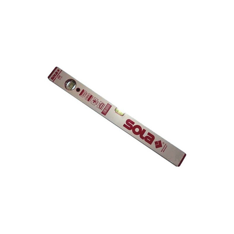 SOLA Poziomnica AZB 80cm Alu.srebrna 0,5 mm/m 0,50 mm/m - 1011101
