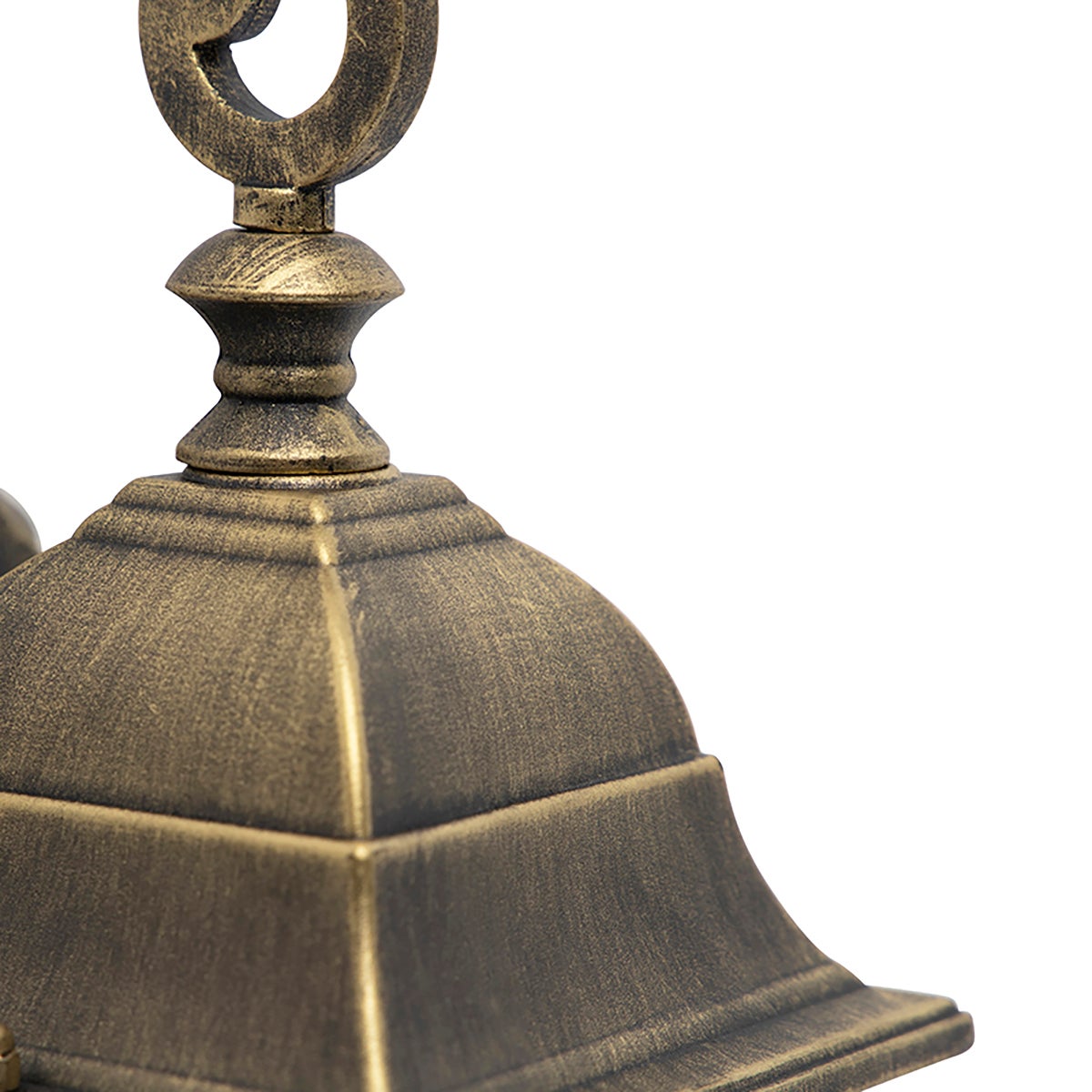 Qazqa rustique applique murale extérieure, lampe murale pour jardin - London - bronze, 15cm, IP23, carré - 6