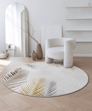 Tapis Moderne Mila à Poils Courts Crème 240x340 Cm - Brillant Élégant Pour Salon Et Chambre