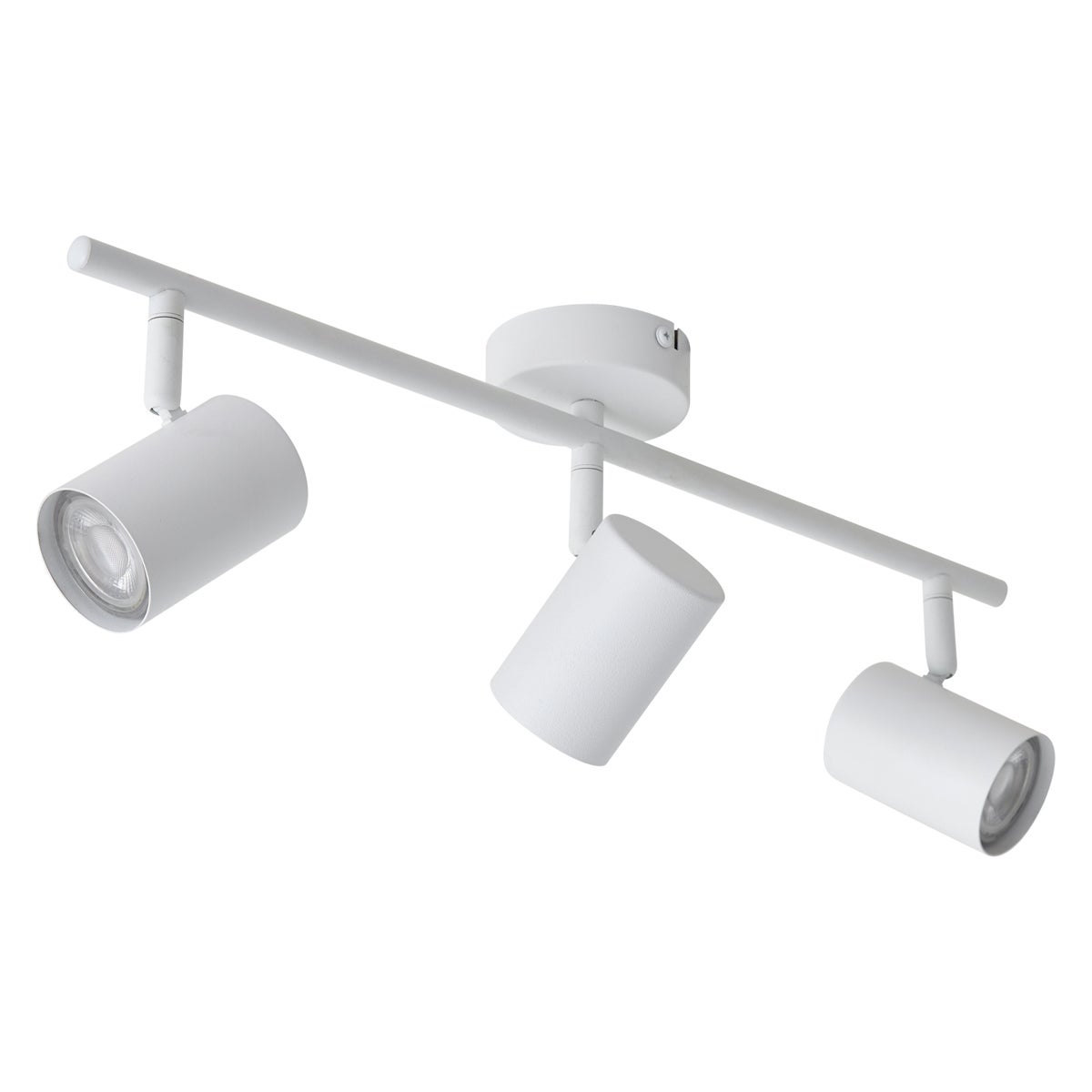 Qazqa foco ajustable 3 luces - Jeana - blanco gu10, max. 35w, compatible con bombillas LED, 230V, 54cm de 3 luces IP20 ideal - 9