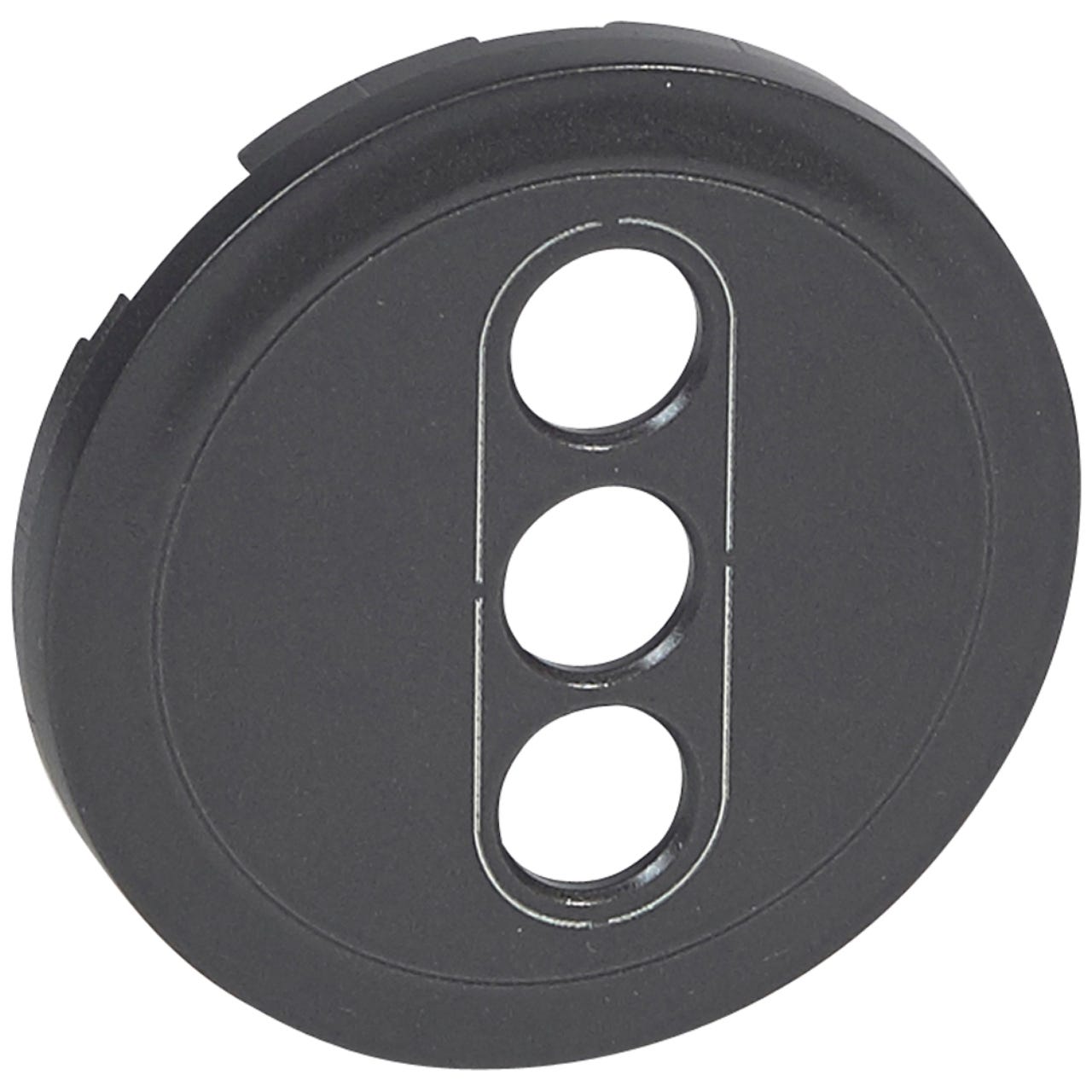 Enjoliveur Céliane - prise 2P+T Surface - graphite (067911 Enjoliveur Céliane - prise 2P+T Surface - graphite (067911