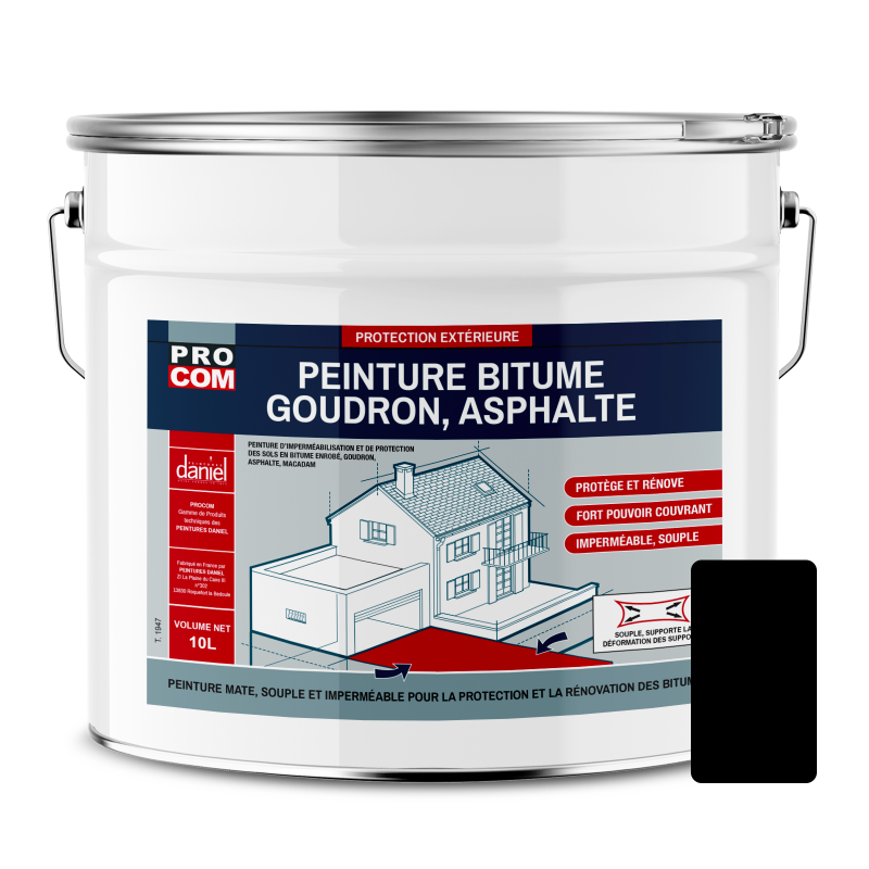 Peinture bitume, résine sol enrobé bitumeux, asphalte, goudron, macadam — free download