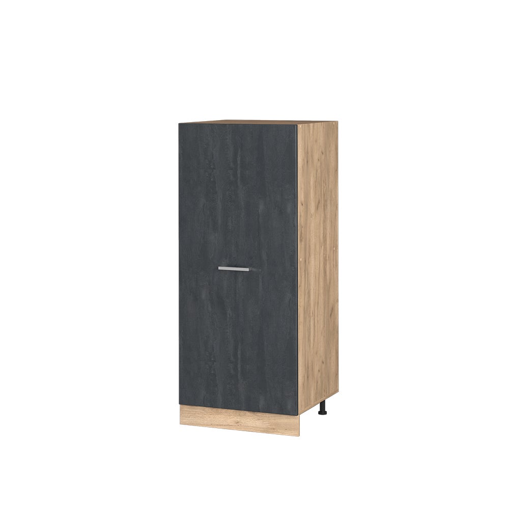 Vicco Wysoka szafa R-Line, Czarny beton, 60 cm