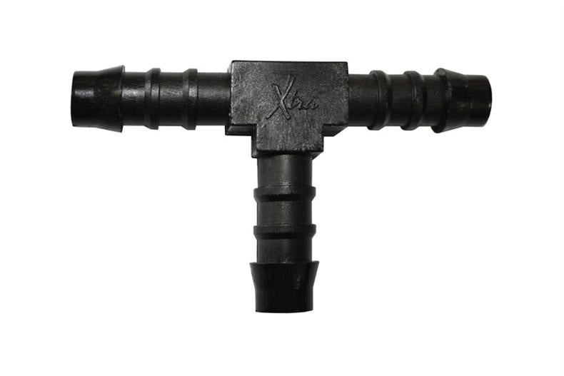 5 Raccordi A T In Plastica HDPE Nera - Tubo 1/2 Pollice ID (diametro Interno)