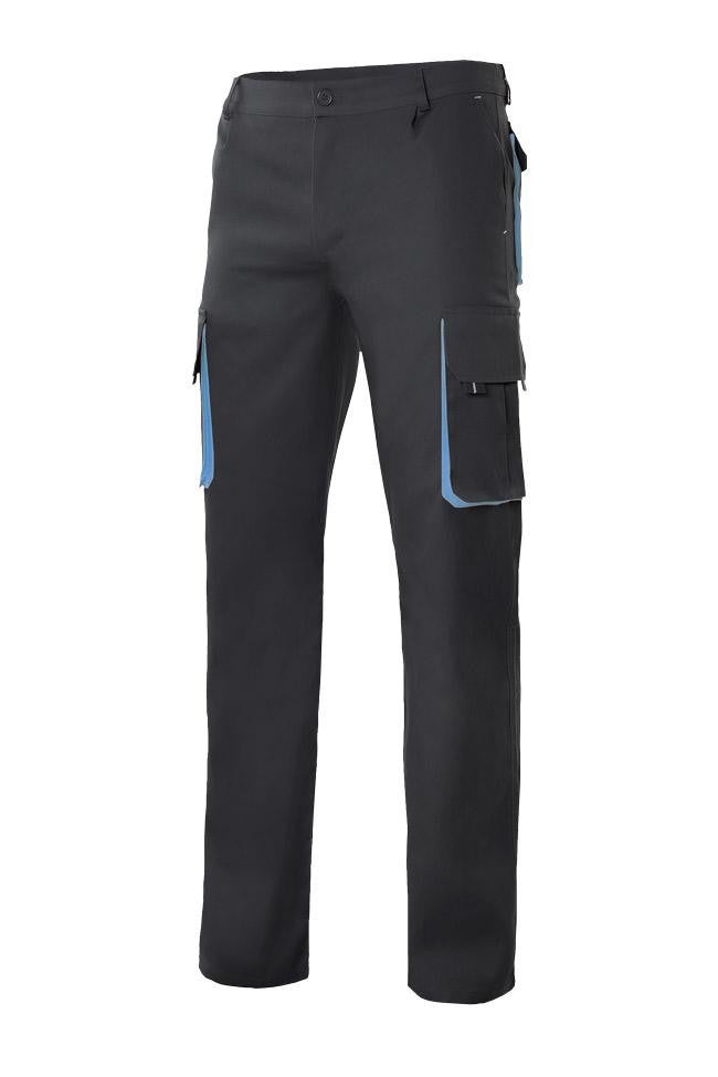 Velilla Pantaloni Bicolore 50 Nero/Azzurro Leroy Merlin