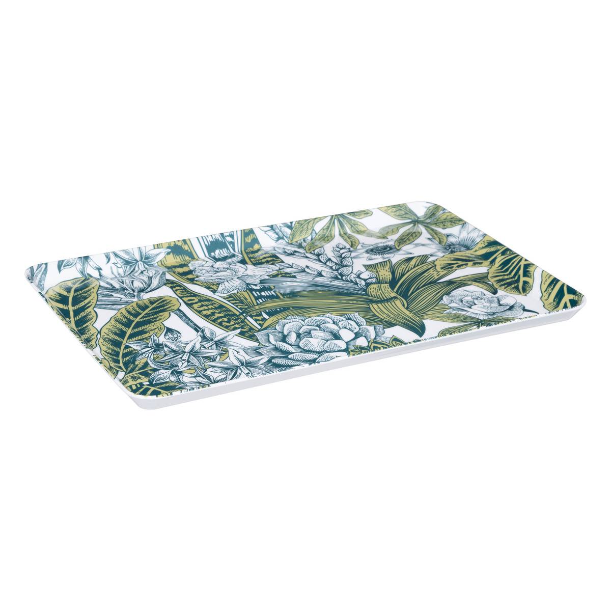 5five Plateau Rectangle 30x22cm En Matière Végétale - Multicolore