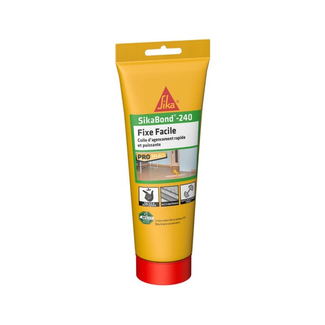 Colle SIKA Sikabond-240 Fixe Facile - Blanc - 70g