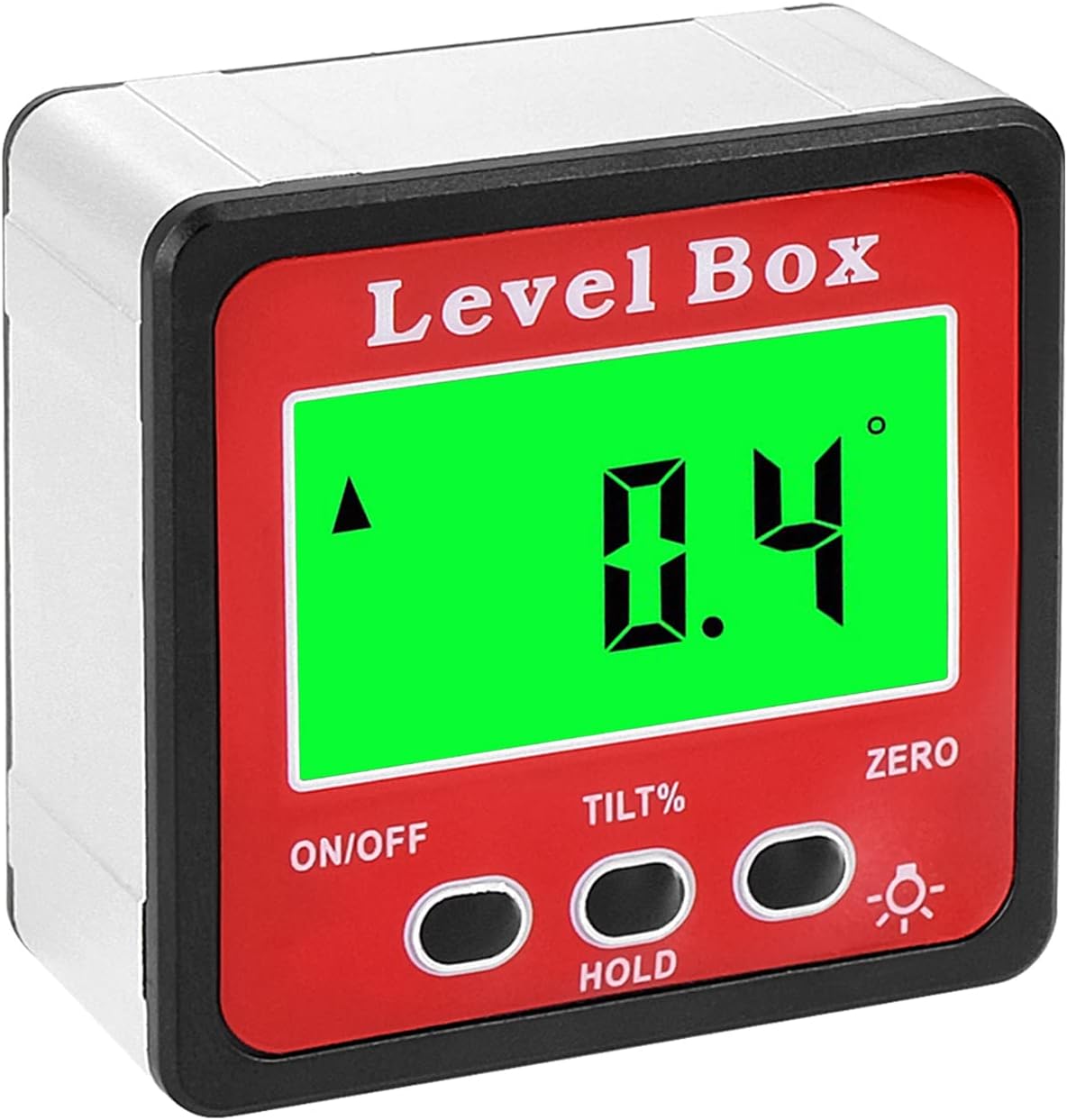Inklinoetr Cyfrowy 4x90° Magnetyczny LCD Poziom Cyfrowy Podświetlany Narzędzie Precyzyjne Level Box Stolarka Budynek