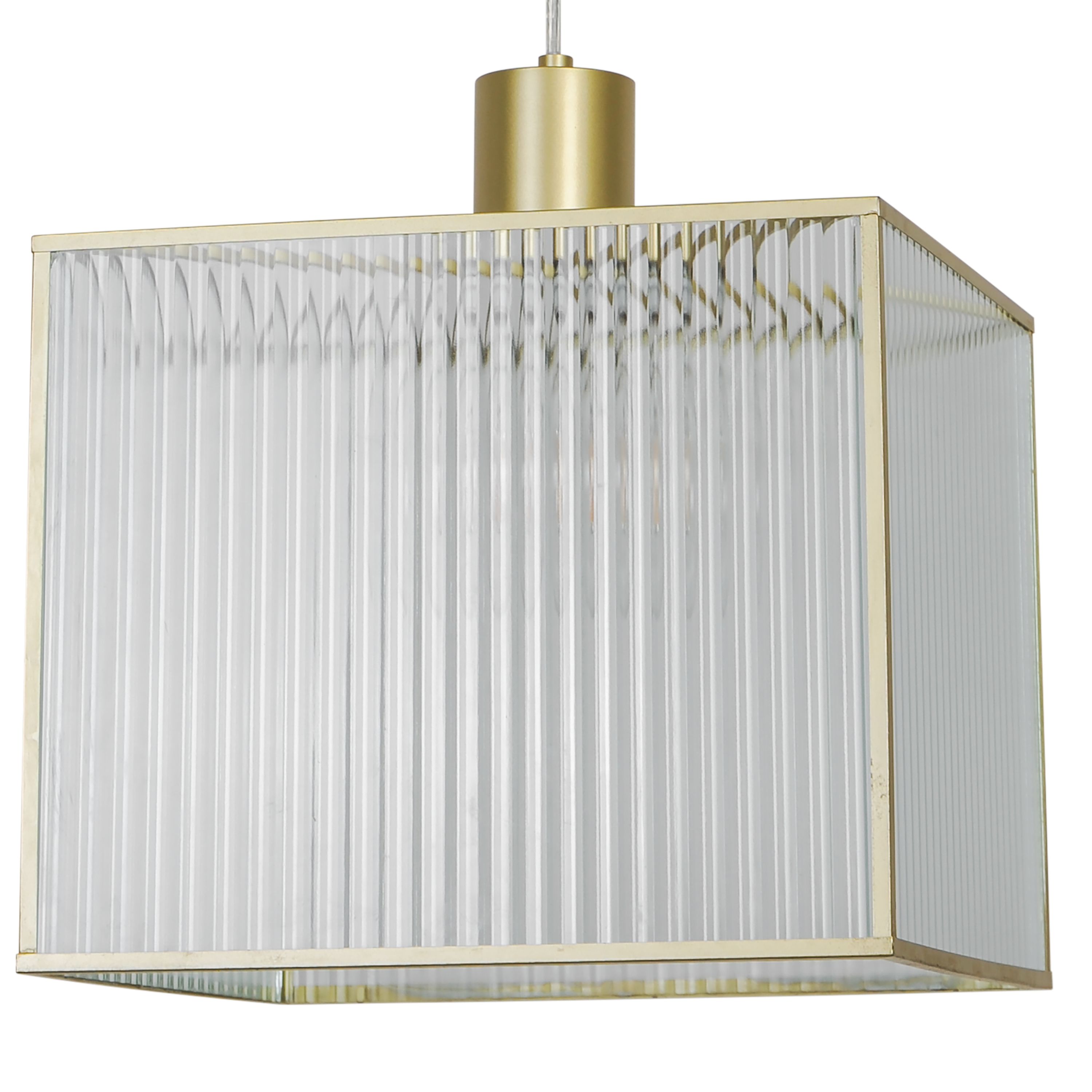 Lâmpada de teto suspensa de vidro transparente 1 luz E27 Gladys INSPIRE Ø30 cm - 6