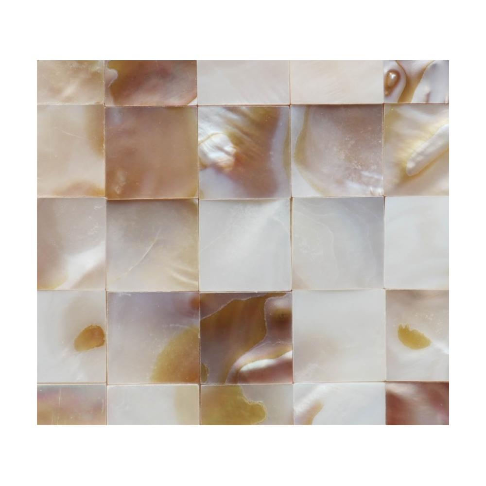 Mosaïque décorative adhésive nacre naturelle nuancée - 2