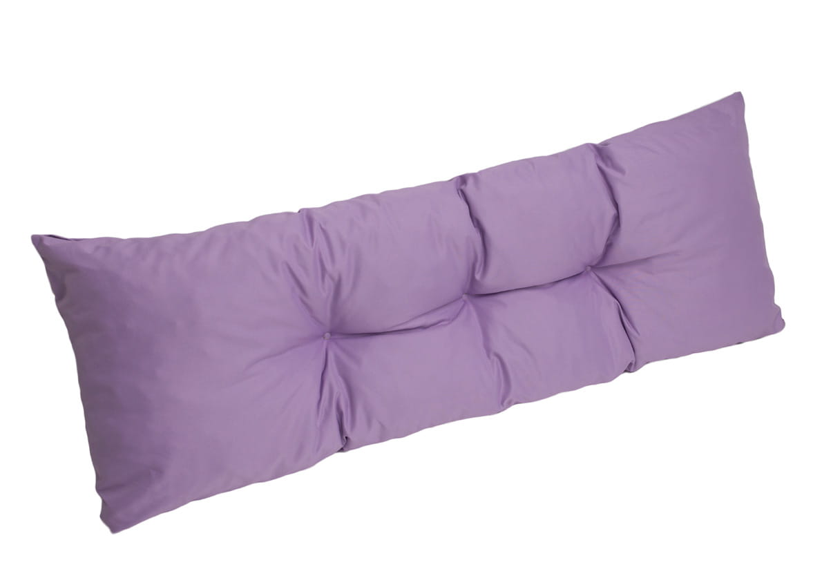 Cojín de palets 120x40cm | cojín de asiento | cojín de suelo para niños | cojín de jardín | cojín de banco violeta claro