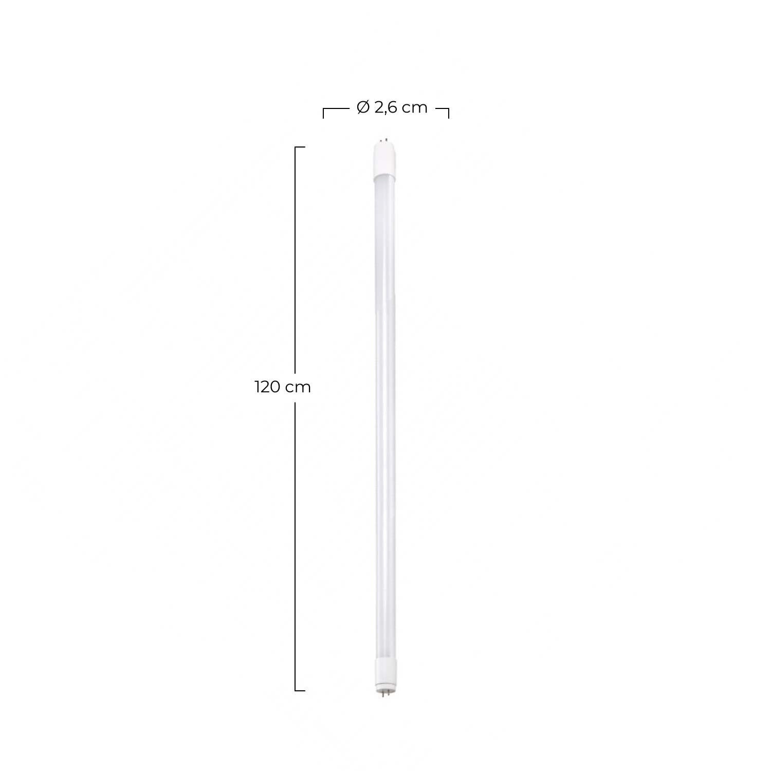 Tube LED T8 G13 1200mm 18W 1620lm Sans Primaire 25000H 7hSevenOn Premium - 3