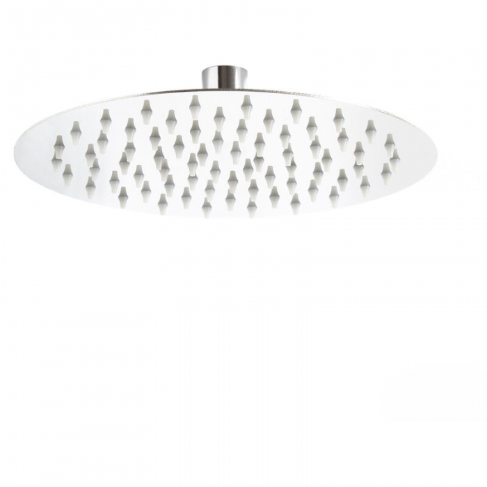 Pommeau De Douche Anti Calcaire Pommeau Douche Pluie Katezon 30 Cm - Acier Inoxydable, Fixation Murale/Plafond - Chromé Pommeau De Douche Filtrant