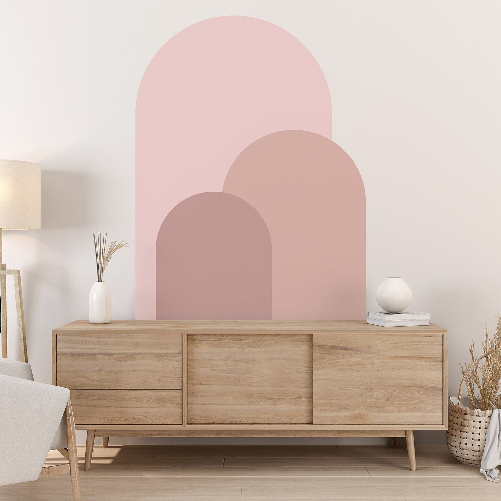 Stickers Arches - Design - Adhésif + Protection MATE - Largeur 90 x Hauteur 168 cm - 2