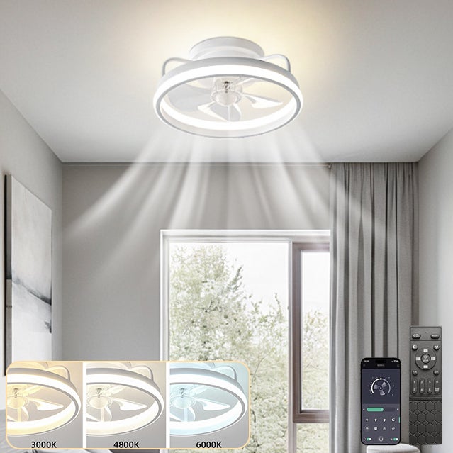 Video su Qual è Ventilatore a soffto LED in acrilico con lama in acciaio inossidabile per ufficio domestico