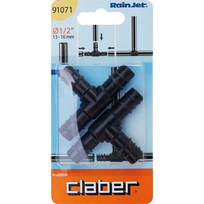 Encaixe de três vias 1/2 unid. 2 Micro 91071 Claber - 2