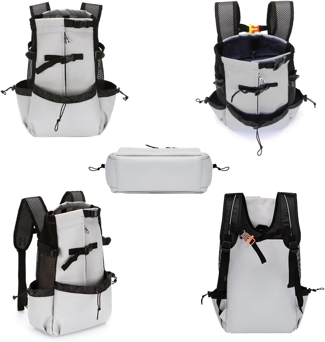 Esta mochila portátil para cães, ajustável e fácil de montar, é perfeita para viagens, caminhadas e acampamentos. - 5