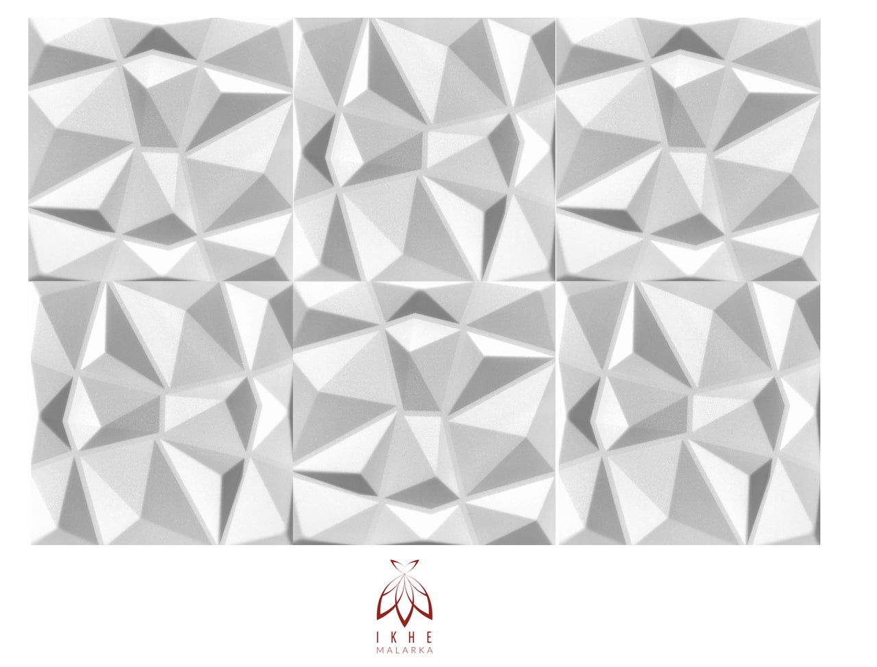 24x/ 6m² Panneaux muraux 3D décors revêtement mural panneaux de plafond POLYSTYRENE MATERIAL STYROPOR-TYPE 3mm force Diamant Blanc - 4