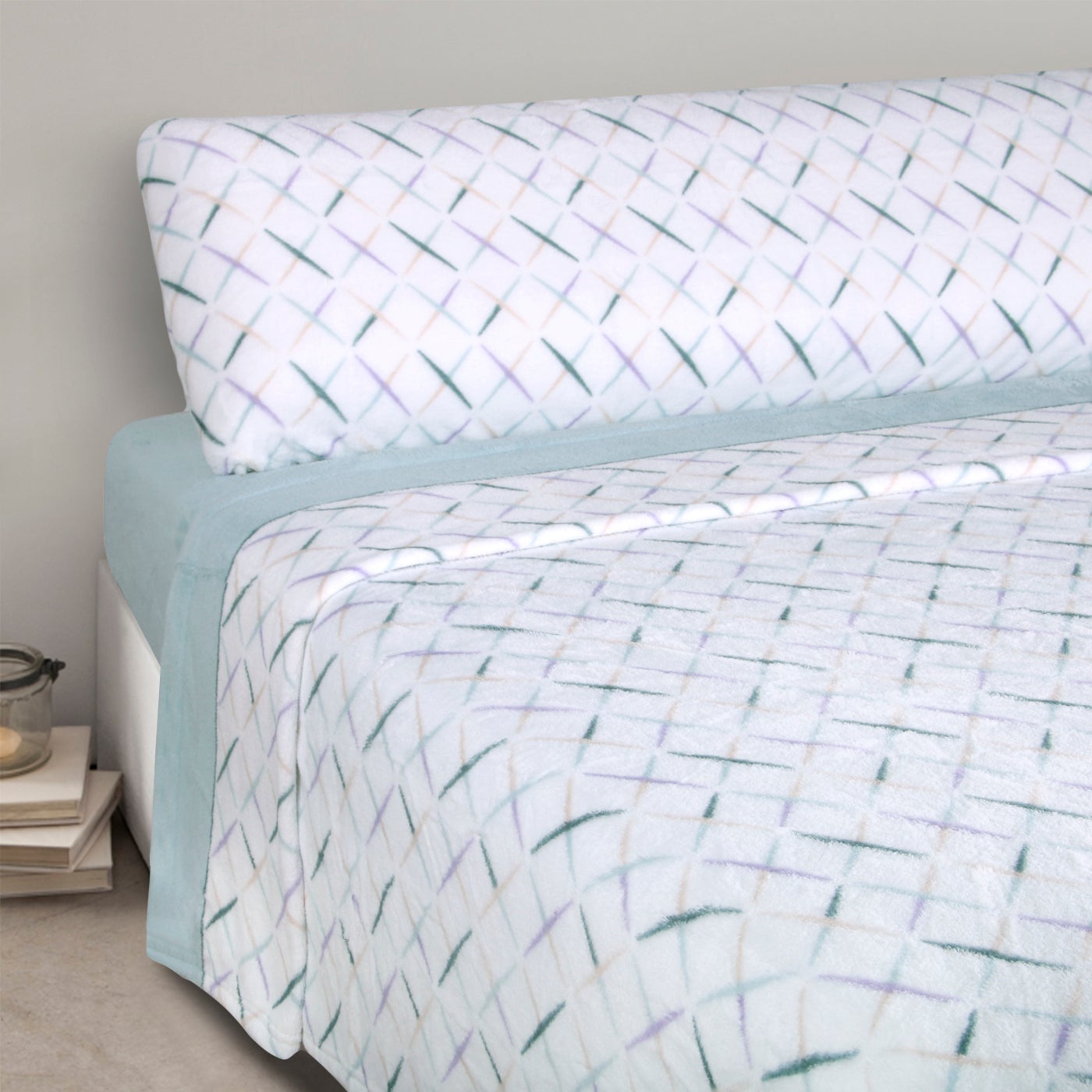 HOME MERCURY- Juego de sábanas Coralina de Piezas, Sábana Polar