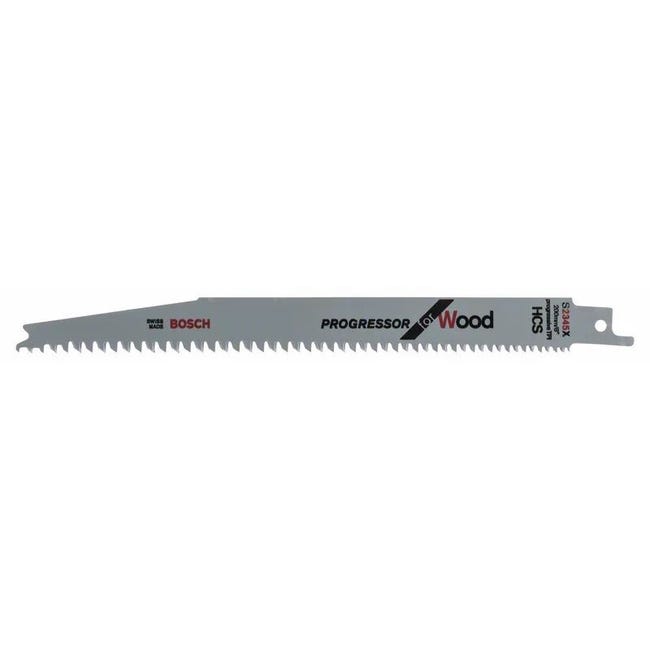 Lot de 5 lames pour scie sabre ''Progressor for Wood'' S2345X 200mm ...