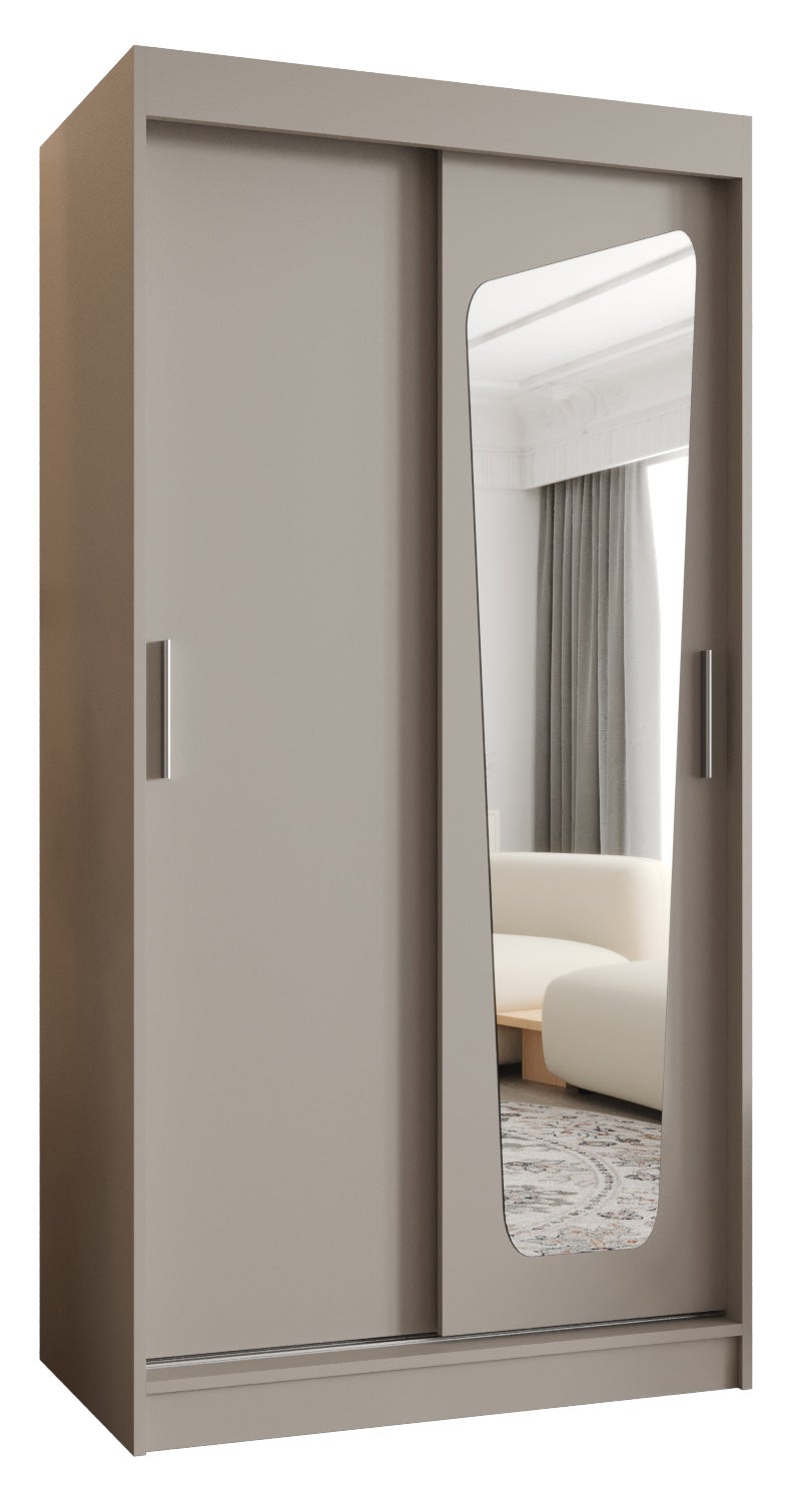 Szafa przesuwna garderoba MOKA 100 x 62 x 200 cm Kaszmir - Abiks Meble