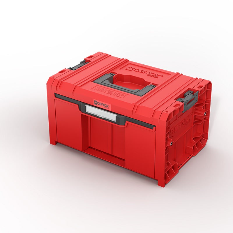 QBRICK PRO SKRZYNKA NARZĘDZIOWA 450x310x244 DRAWER 1 TOOLBOX 2.0 RED ULTRA