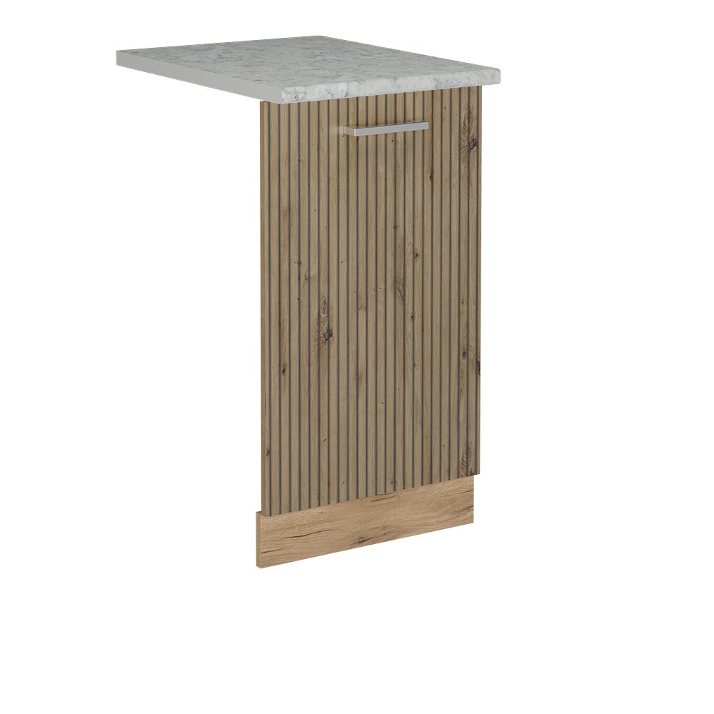 Vicco Panel przedni zmywarki R-Line, Dąb rzemieślniczy, 45 cm , BP Marmur