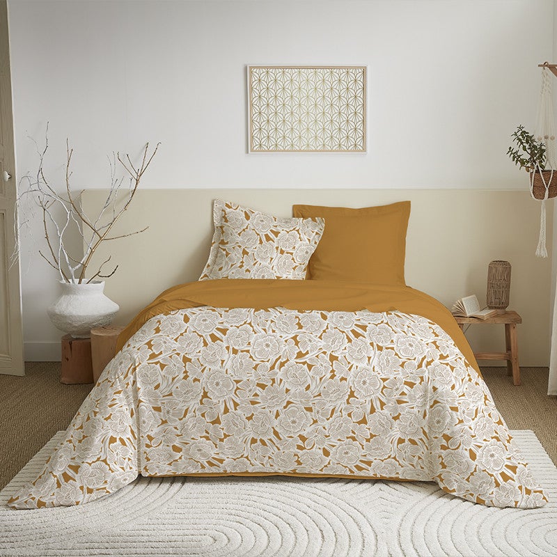 Parure de couette 3 Pièces réversible pour lit 240 x 220 cm 