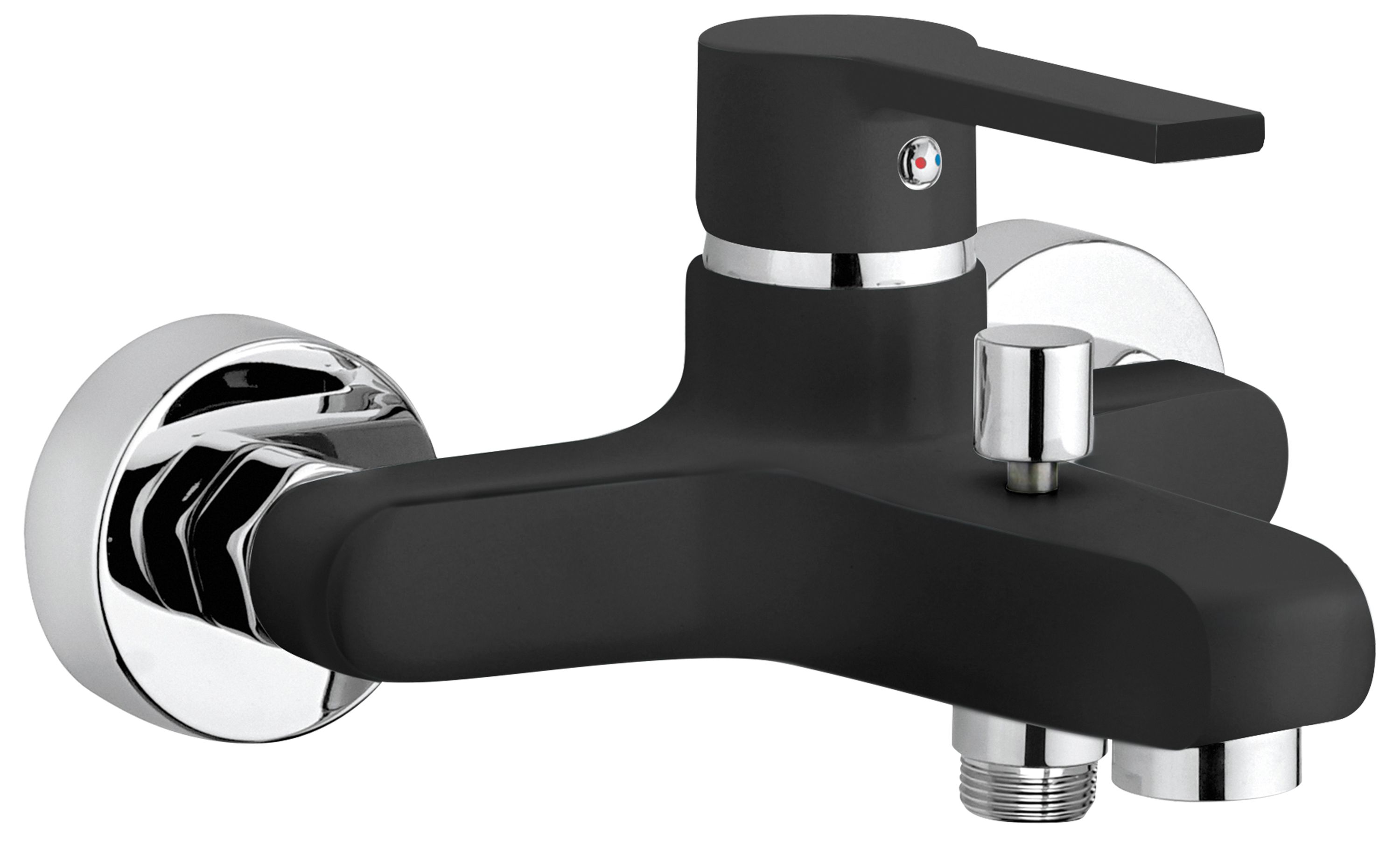 Bateria wannowa jednouchwytowa PAINI Sperlonga czarna