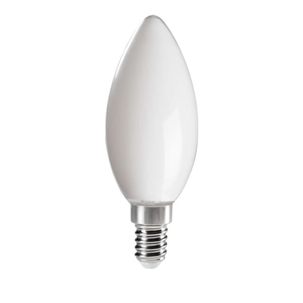Żarówka LED FILAMENT E14 6W świeczka mleczna Neutralna biel 4000K 810lm Kanlux