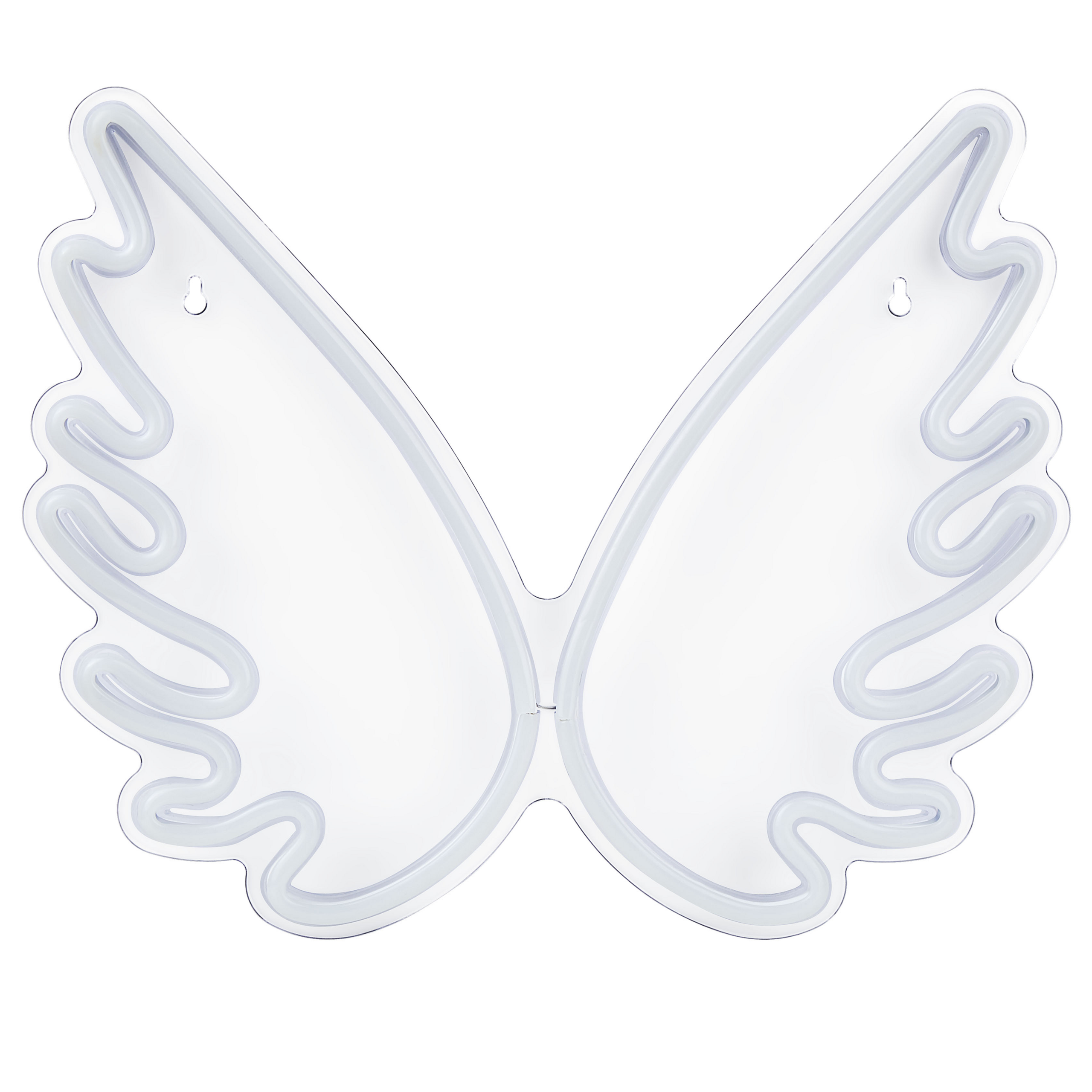 Beliani letrero led de neón blanco gabriel