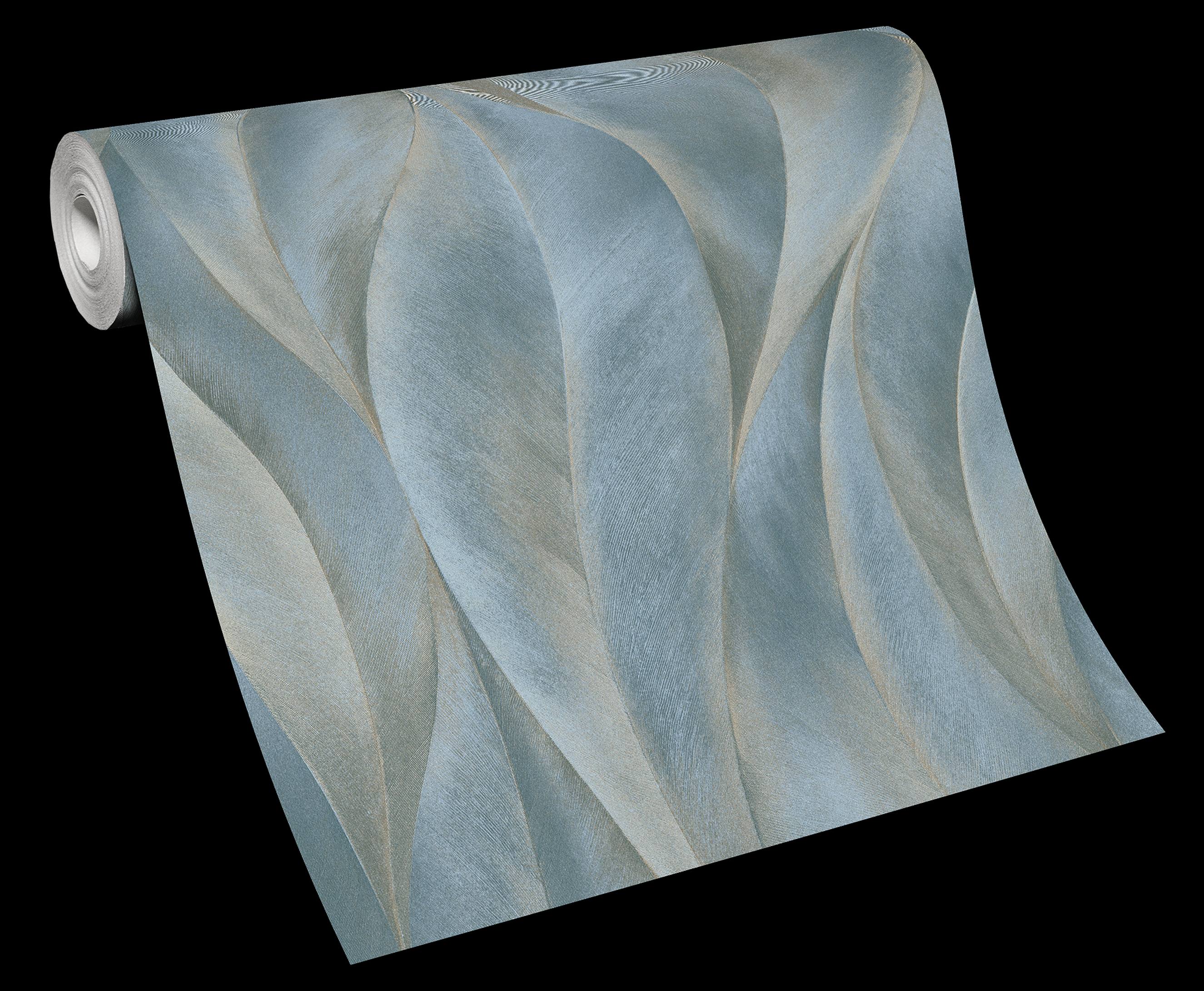 Papier peint intissé 10148-44 Papier peint Fleurs Floral 0,53 x 10,05 m Erismann GMK - Fashion For Walls bleu - 2