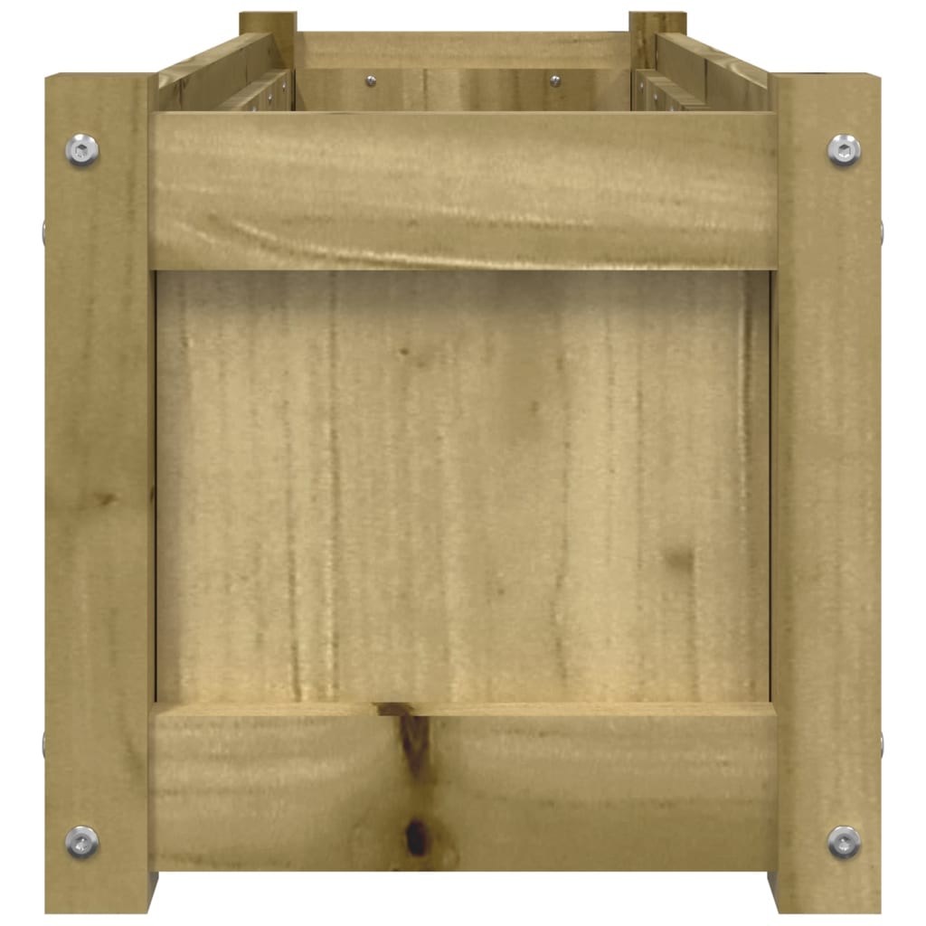 Lot de 2 Jardinières | Bac à fleurs | Pot de fleurs bois de pin imprégné656049 - 7