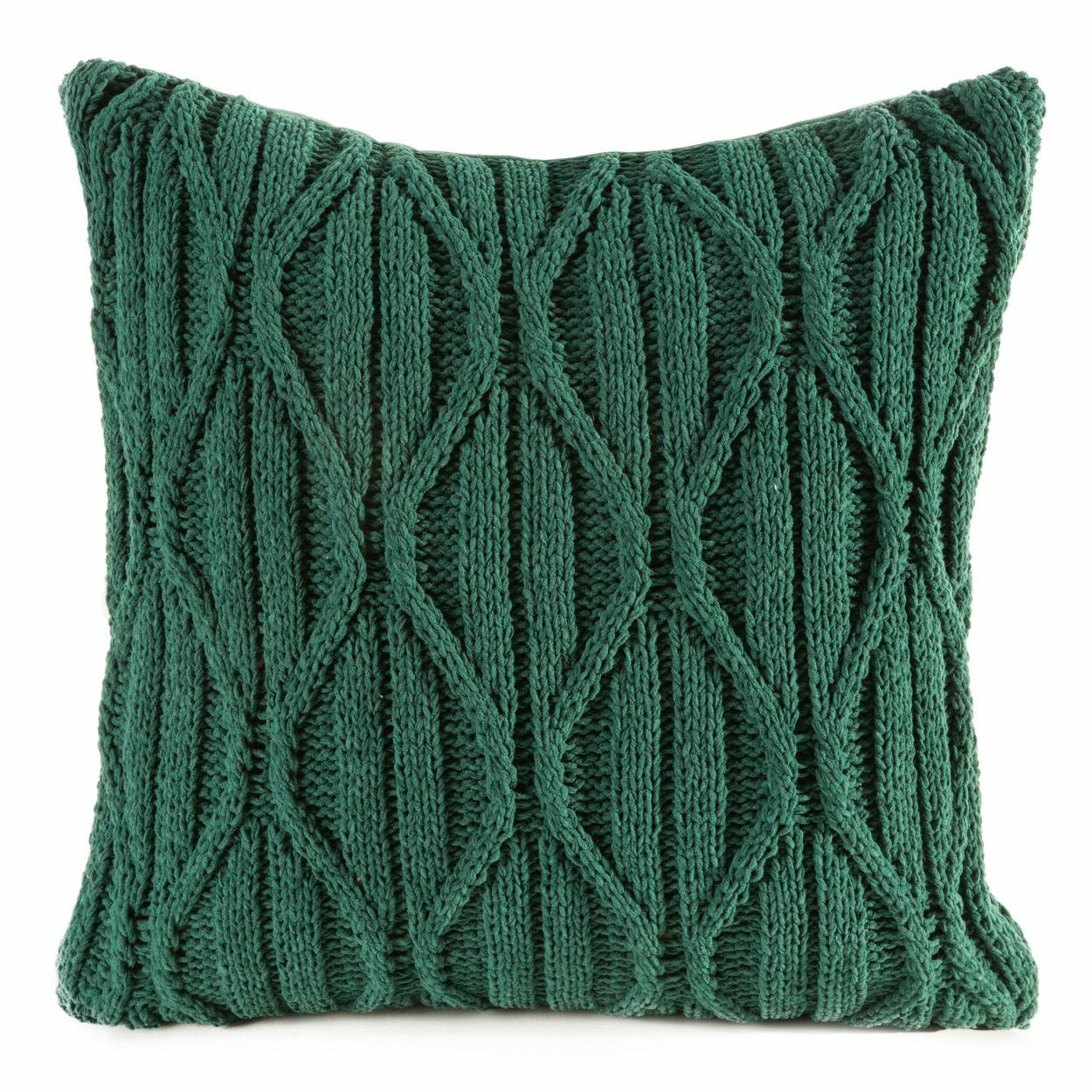 Poszewka na poduszkę świąteczna Eurofirany Zielona Poliester 45x45 cm 1 szt.