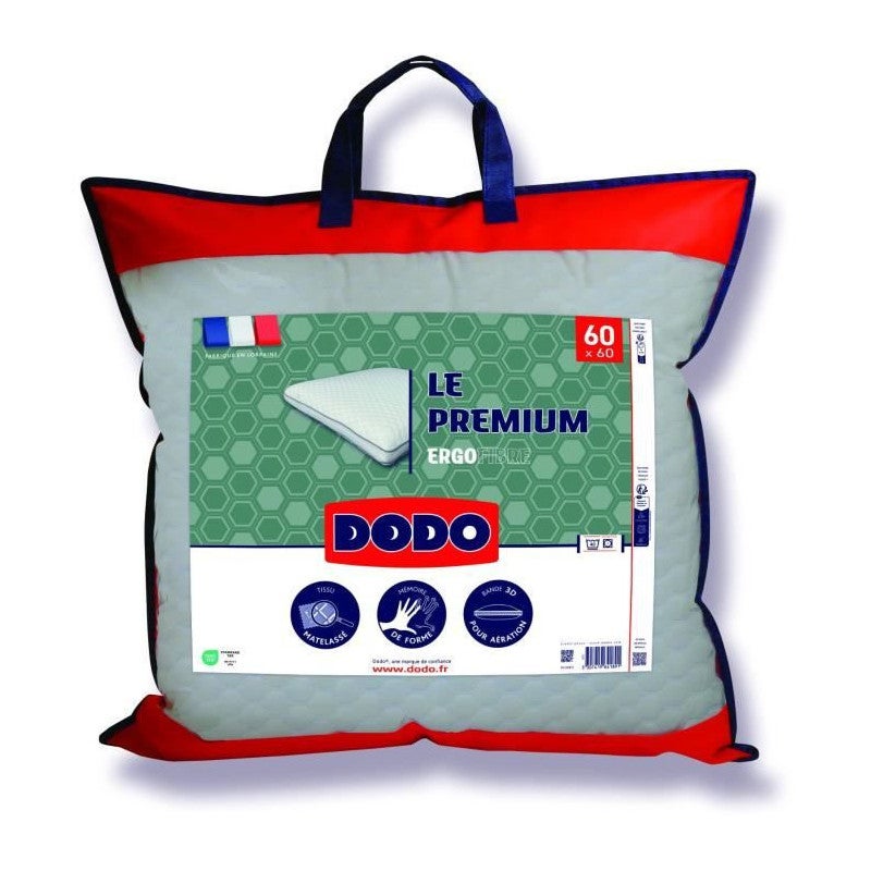 Almohada le premium 60 x 60 cm espuma viscoelástica funda desenfundable
