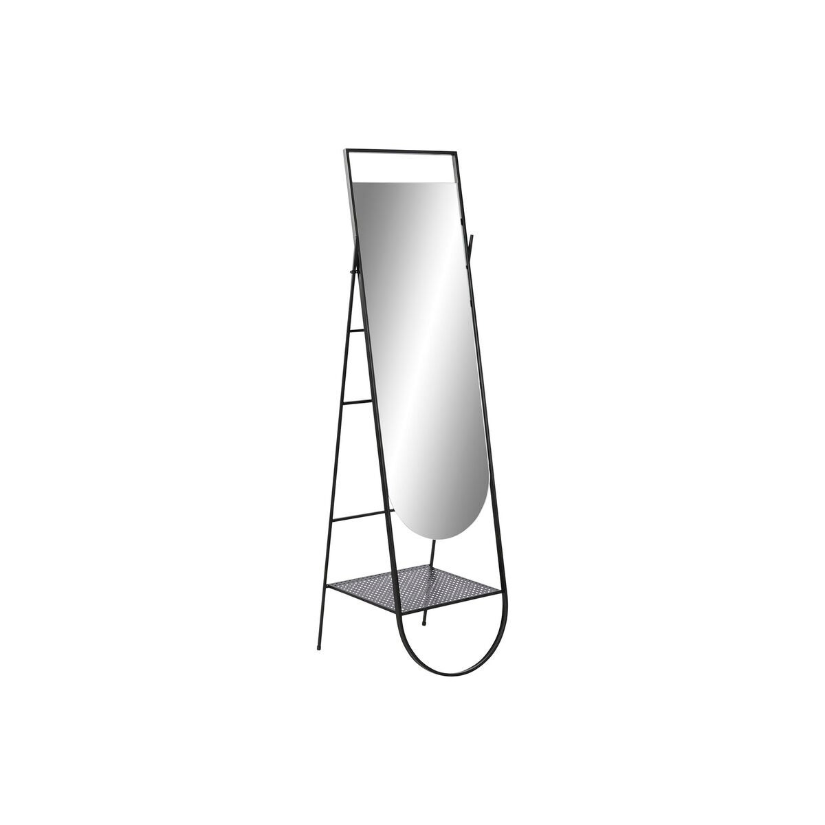 Miroir Sur Pied Home ESPRIT Naturel - Verre Et Pin - 50 X 10 X 150 Cm - Neuf