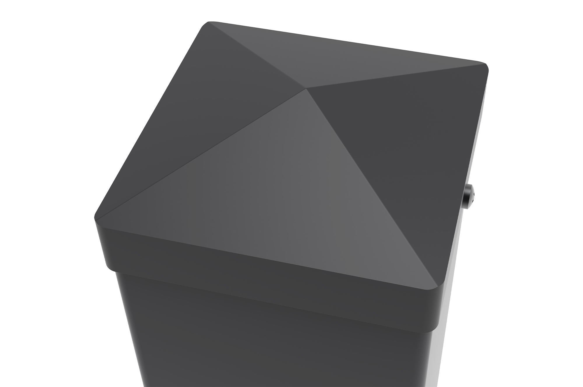 Lot de 2 poteaux en fer CARMO 10x10cm H.145cm noir - 7