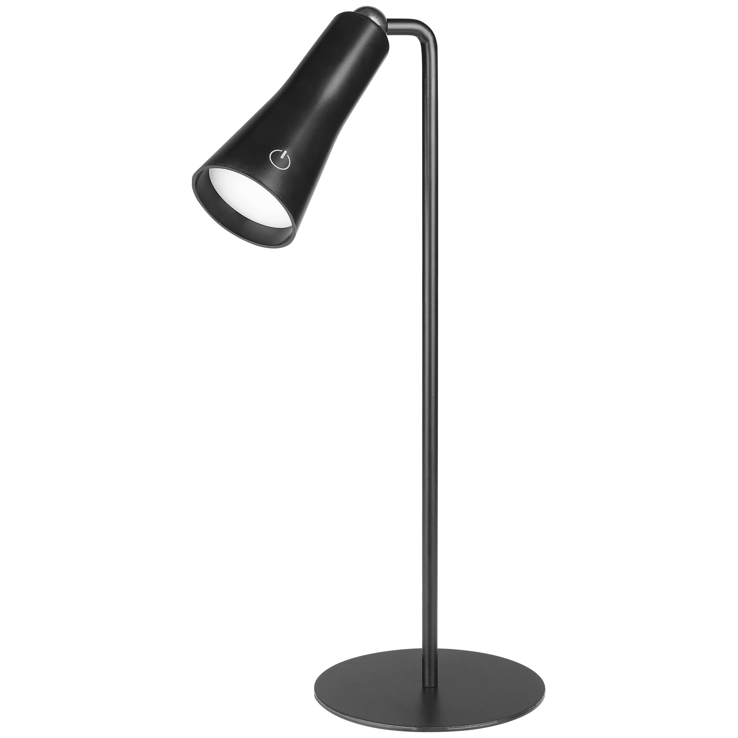 Lampa biurkowa LED Magneto 5W 4000K 400lm z akumulatorem stołowa czarna MasterLED
