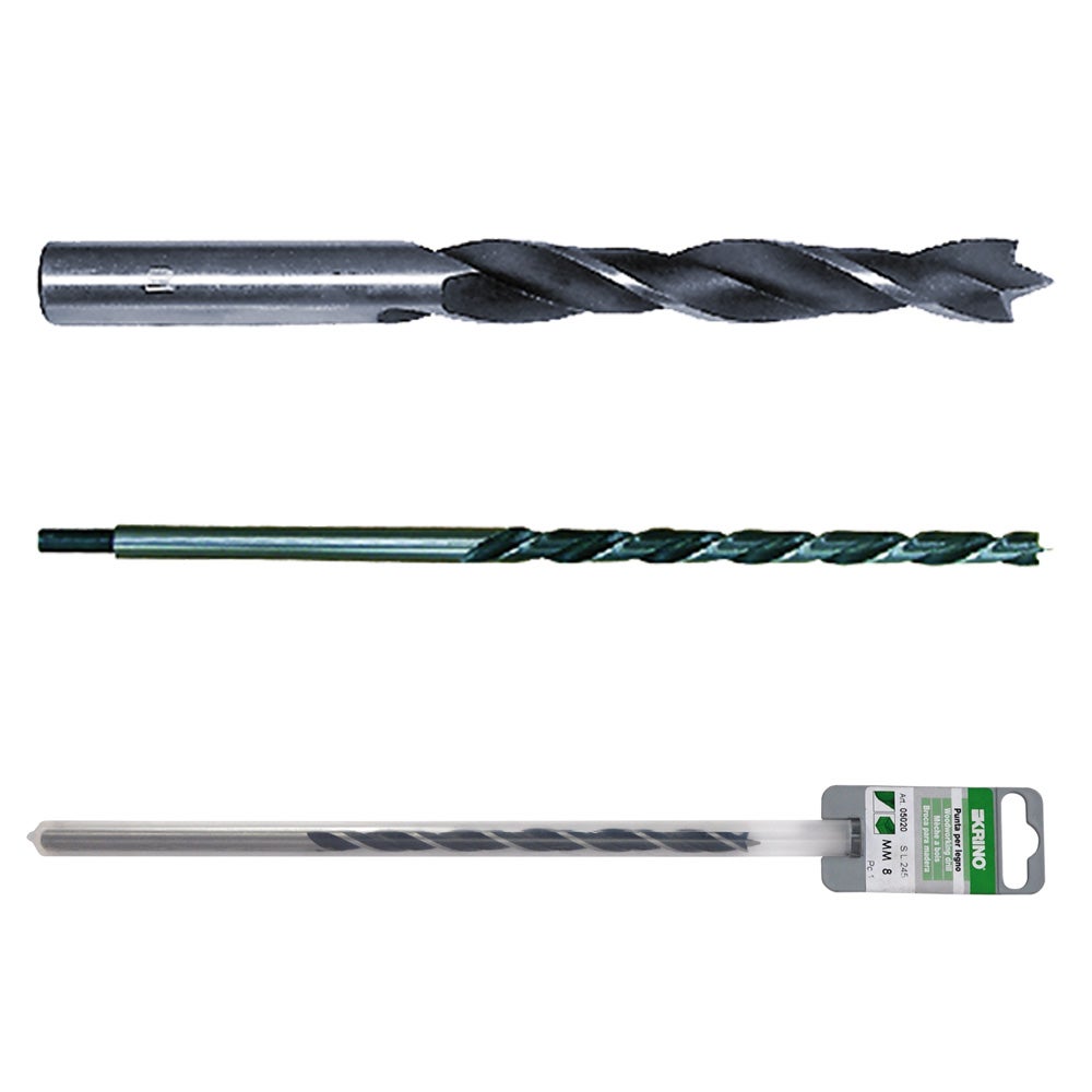 PUNTA TRAPANO X LEGNO LUNGA 05020 KRINO MM 12X245 - 2