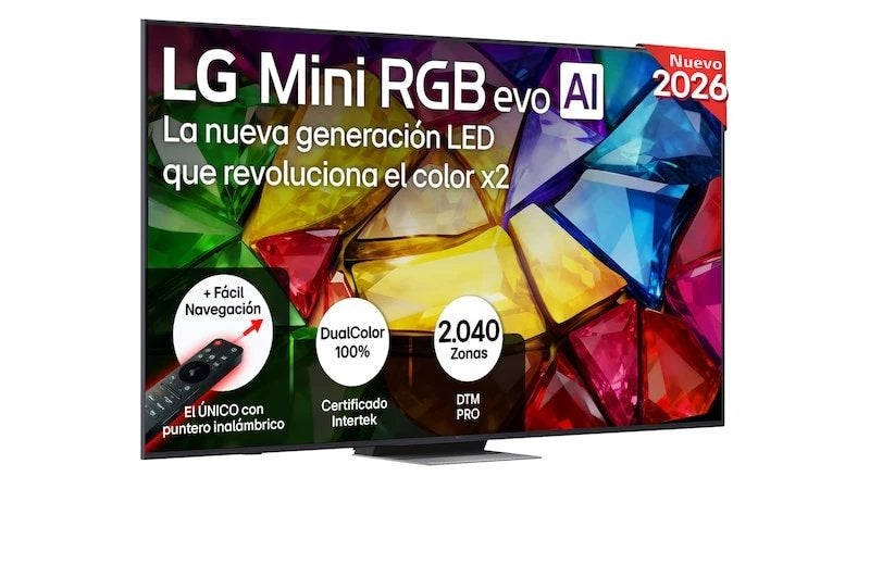 TV LG Mini RGB evo AI 86MRGB87B6B 86" 4K UltraHD 120Hz Smart TV WebOS Dolby Vision - Imagen 4