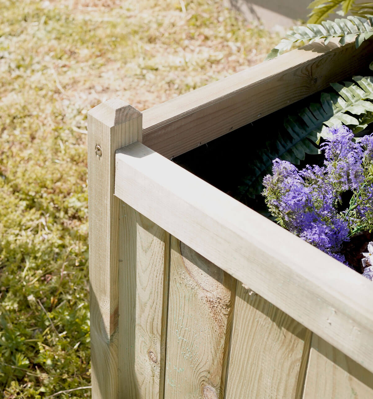 Jardinière Bois Rectangle Vendôme 310l Jardipolys - 3