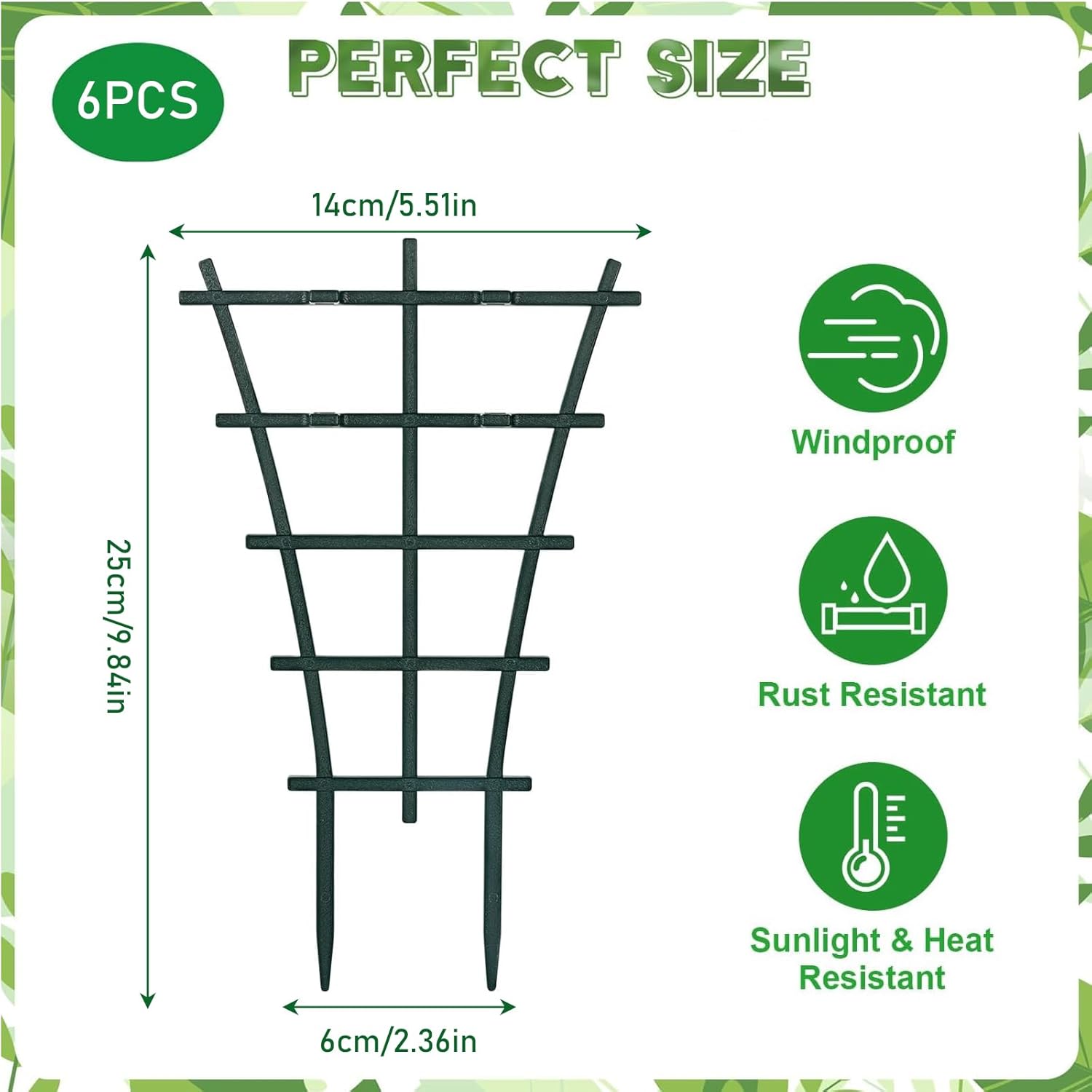 Treillis de jardin pour plantes grimpantes | Support pour plantes en