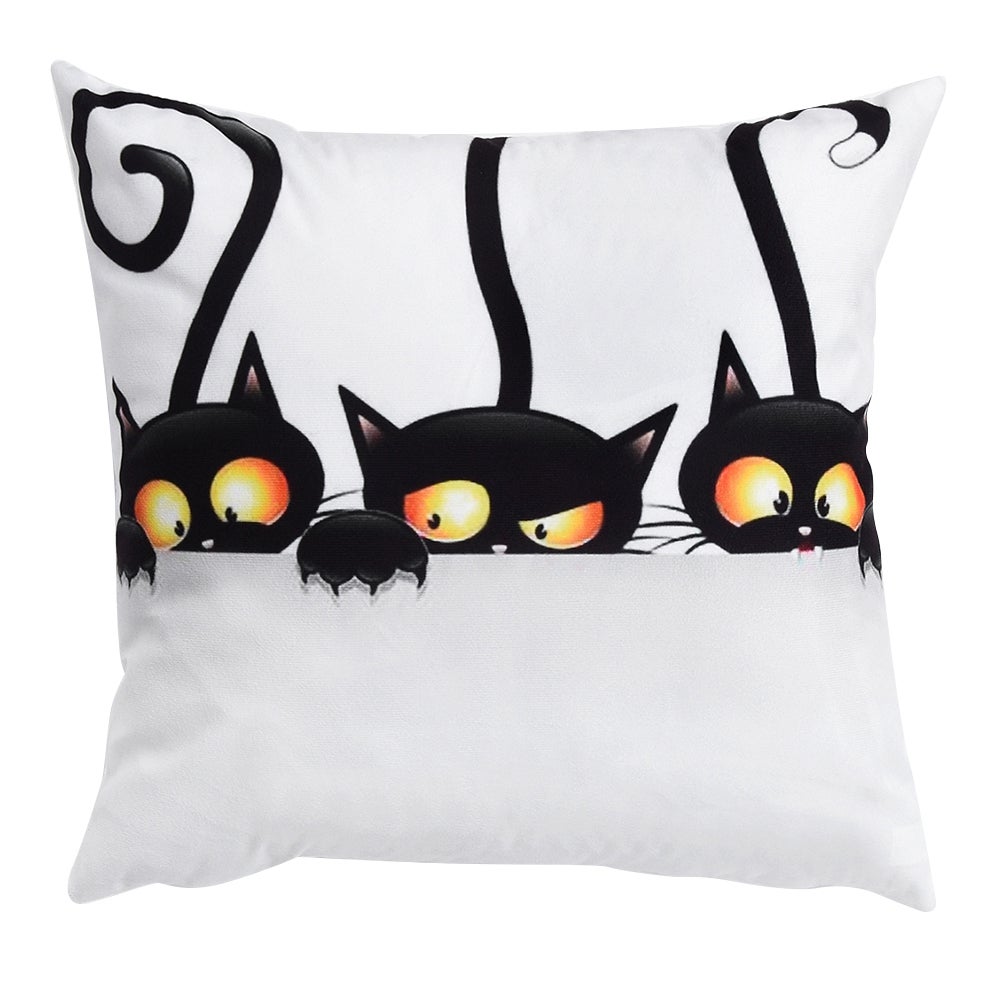 Housse De Coussin Déhoussable 45x45 Cm - CHAT COSTUME ANCIEN Animal Humanisé - Style Versailles