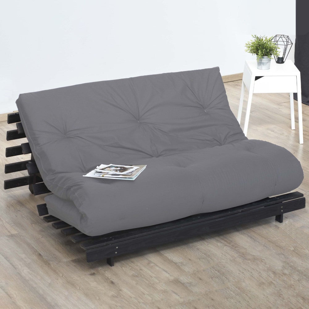 CONFORT DESIGN Matelas Futon 140 x 190 - Ep. 15 cm - Mémoire de forme - Anti-tâche -5 couches - Ferme équilibré - Fabriqué - 2